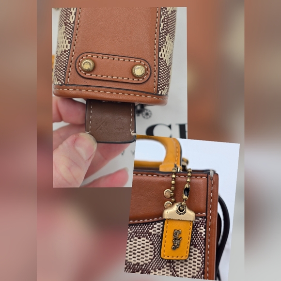 Coach 1941 Rogue Satchel 12 In Signature Jacquard , GUC - Picture 16 of 16